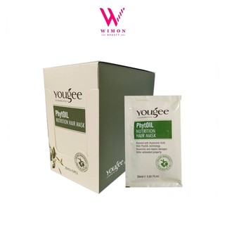 (แบบซอง) Yougee Cosmorganic Phytoil Nutrition Hair Mask ยูจี ไฟทอยล์ นิวทริชั่น แอร์ มาร์ค /42213