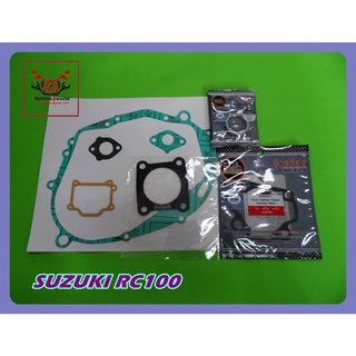 SUZUKI RC100 RC 100 ENGINE GASKET COMPLETE SET // ปะเก็นเครื่อง ชุดใหญ่ สินค้าคุณภาพดี