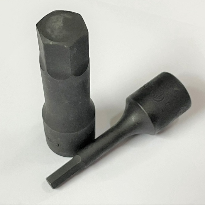 HANS ลูกบล็อกเดือยโผล่ 6เหลี่ยม ลมดำ  ขนาด1/2