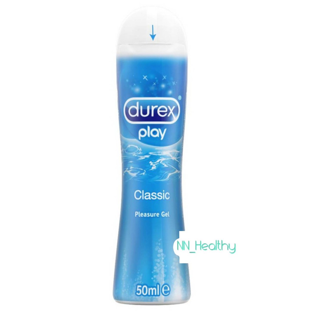 Durex Play Classic Pleasure Gel ดูเร็กซ์ เพลย์ คลาสสิค เจลหล่อลื่น ขวดสีฟ้า (ขนาด 50 Ml) [1 ขวด]