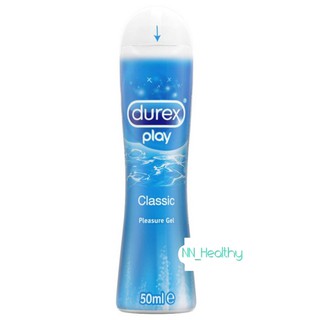 Durex Play Classic Pleasure Gel ดูเร็กซ์ เพลย์ คลาสสิค เจลหล่อลื่น ขวดสีฟ้า (ขนาด 50 Ml) [1 ขวด]