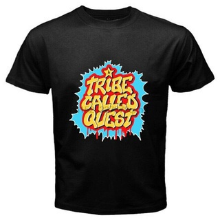 เสื้อยืดผ้าฝ้ายพิมพ์ลายขายดี เสื้อยืดคอกลม ผ้าฝ้าย พิมพ์ลาย A TRIBE CALLED QUEST ATCQ Q-TIP สีดํา สไตล์ฮิปฮอป สําหรับผู้