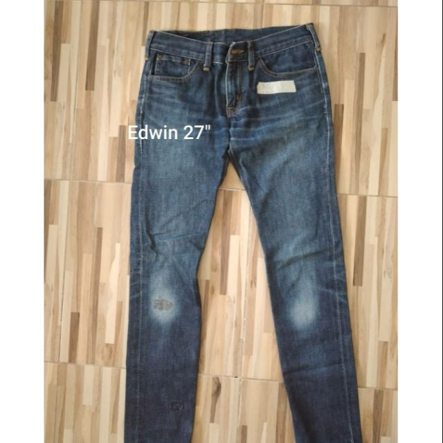 กางเกงยีนส์ Edwin เอว 27