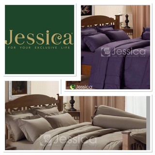 Jessica : ชุดผ้าปูที่นอน (ไม่มีผ้านวม)มีขนาด 3.5 , 5 , 6 ฟุต สีหลายสีให้เลือกJessica TC เครื่องนอนเจสซิก้า สีพื้น