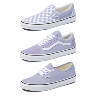 Vans Classic Slip-On Checkerboard / Old Skool / Authentic | Languid Lavender/True White