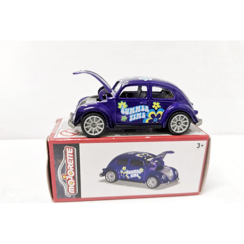 Majorette​ VW​ Beetle​ Purple​ Deluxe​ (ล้อยาง)​