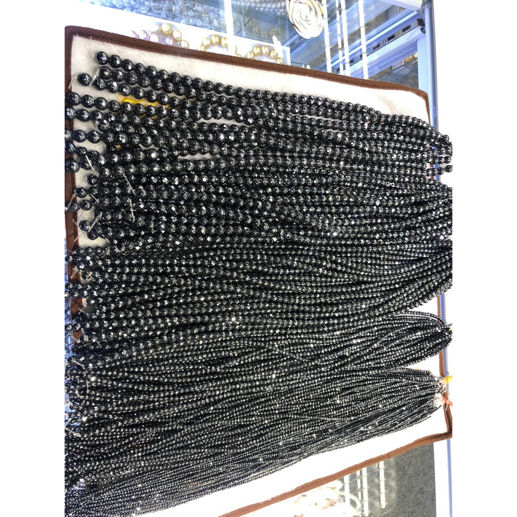เฮมาไทต์ Hematite beads สำหรับทำเครื่องประดับ # หินนำโชค # หินมงคล # ลูกปัดหิน
