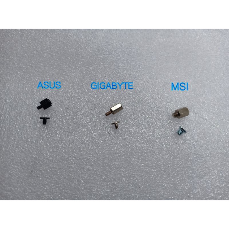 น๊อตM2    มีของ GIGABYTE   ASUS    MSI   ราคาตัวละ10บาท