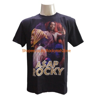 เสื้อวง A$AP ROCKY เสื้อไซส์ยุโรป เอแซ็พ ร็อคกี้ PTA1819 เสื้อวงดนตรีต่างประเทศ Rockyeah