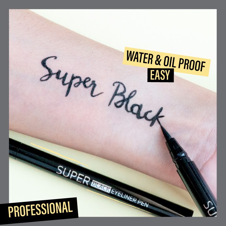 Meilinda Eyeliner Pen Super Black เมลินดา อายไลน์เนอร์ เพน ซุปเปอร์ แบล๊ค ใหม่สุดปัง พร้อมส่ง ขอบชัด กันน้ำ ไม่มีหลุด - รูปที่ 2
