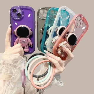 เคสโทรศัพท์มือถือ ลายนักบินอวกาศ พร้อมขาตั้ง สําหรับ vivo Y20 Y11 Y20i Y15 Y12 Y17 Y12A Y12S Y15S Y21 Y33S Y19 Y30 Y30i Y72 5G Y91C Y95 Y91 Y76S