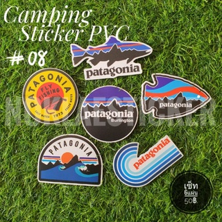 Camping🏕️ Stickers PVCเคลือบด้านกันน้ำกันรอยอย่างดี💯🌄