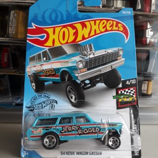 รถเหล็ก Hotwheels 64 NOVA WAGON GASSER (ib19)