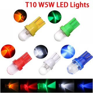 หลอดไฟ LED T10 W5W 194 6000K3000K ไดโอดสีฟ้า 12V สําหรับติดป้ายทะเบียนรถยนต์