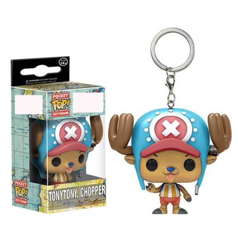 โมเดล Funko Pop ! One Piece Tony Chopper ของเล่นสําหรับเด็กพวงกุญแจของเล่น