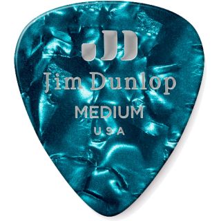 ปิ๊กกีต้าร์ Celluloid Jim Dunlop # Turquiose  ปิ๊ก แท้ 100%