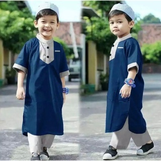 Koko ล่าสุด ชุดเสื้อผ้ามุสลิม สําหรับเด็กผู้ชาย และเด็กผู้ชาย