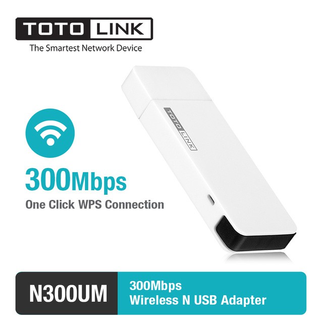 ตัวรับสัญญาณ wifi pc TOTOLINK 300Mbps No.N300UM  T1Hn33-0089