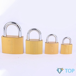 กุญแจล็อค มินิ แม่กุญแจทองแดงเทียม ใช้สำหรับล็อกประตู ตู้ ล็…