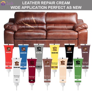 Leather Repair Gel Repair Car Seat Leather Scratch Repair Reinforcement Crack 20Ml Home Sofa Renovation Cream Repair Cream 【Goob】