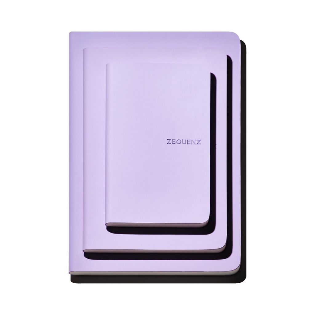 ZEQUENZ The Color "LAVENDER" สมุดโน๊ต Zequenz สีม่วงลาเวนเดอร์