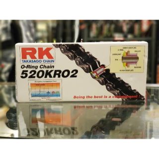 โซ่ RK 520 O-ring  รุ่น KRO2 รับประกัน 650cc / 6 เดือน หรือ 10,000 กิโลเมตร