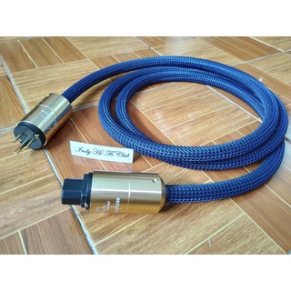 สายไฟเยอรมัน HELUKABEL รุ่น Y-CY-JZ  4G6 รุ่นท็อปมีชิลด์ถักหุ้มตลอดเส้น หัวท้าย Accuphase ปลอกอลูมิเนียมหนาพิเศษ