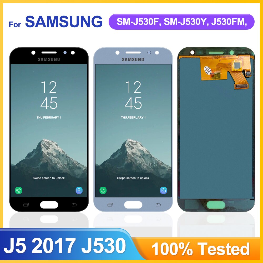 5.2 & 39;& 39; J530 จอแสดงผล, สําหรับ Samsung Galaxy J5 2017 J530 J530F J530F/DS จอแสดงผล LCD Touch 