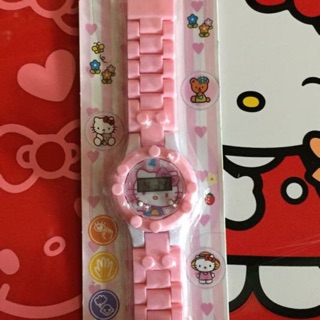 NanaNavin นาฬิกาเด็ก คิตตี้ งาน DIY เป็นเลโก้ สามารถนำมาประกอบต่อได้