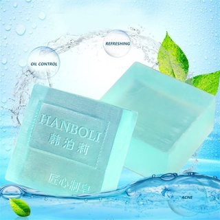 Hanboli Cologne สบู่น้ําหอมผู้ชาย ควบคุมความมัน กําจัดไรฝุ่น สบู่แฮนด์เมด สิวหัวดํา ล้างหน้า