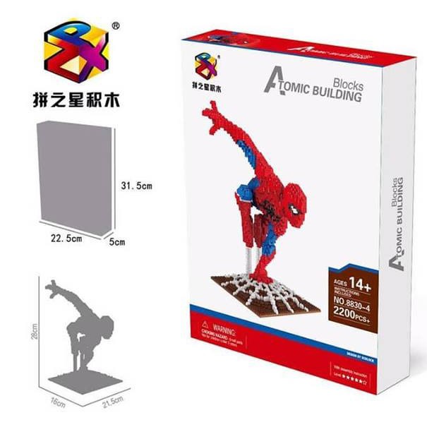 atomic building blocks spiderman