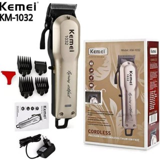 Kemei KM1032 KM-1032 ปัตตาเลี่ยนไร้สายเครื่องมือตัดผมมืออาชีพ KM-1032 อย่างดี