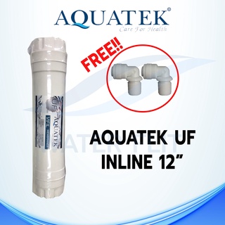 ไส้กรองน้ำ AQUATEK UF VIFIL MEMBRANE 0.01 ไมครอน ยาว12 นิ้ว กว้างประมาณ 2.5"