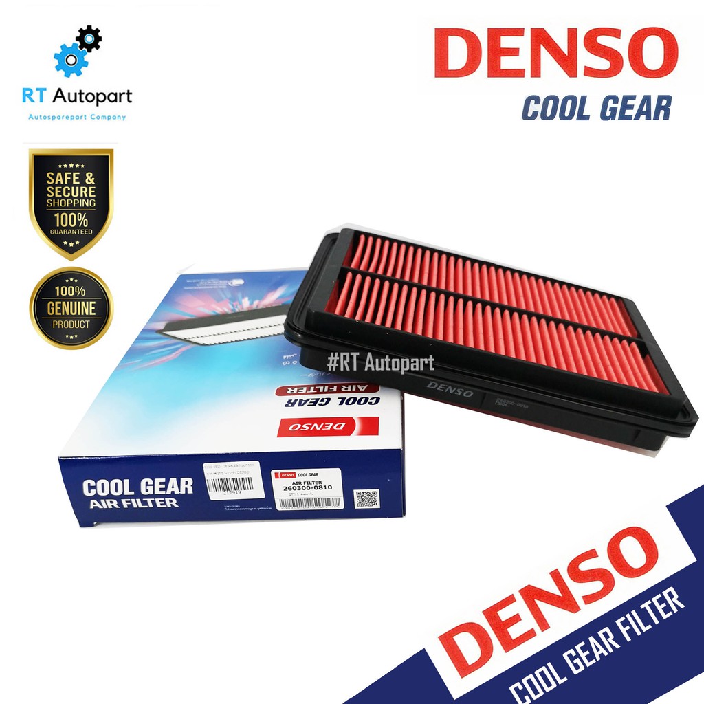 Denso กรองอากาศ Nissan Navara ปี05-13 D40 YD25DDi / กรองอากาศ นิสสัน นาวาร่า / 16546-EB70A  / 260300-0811