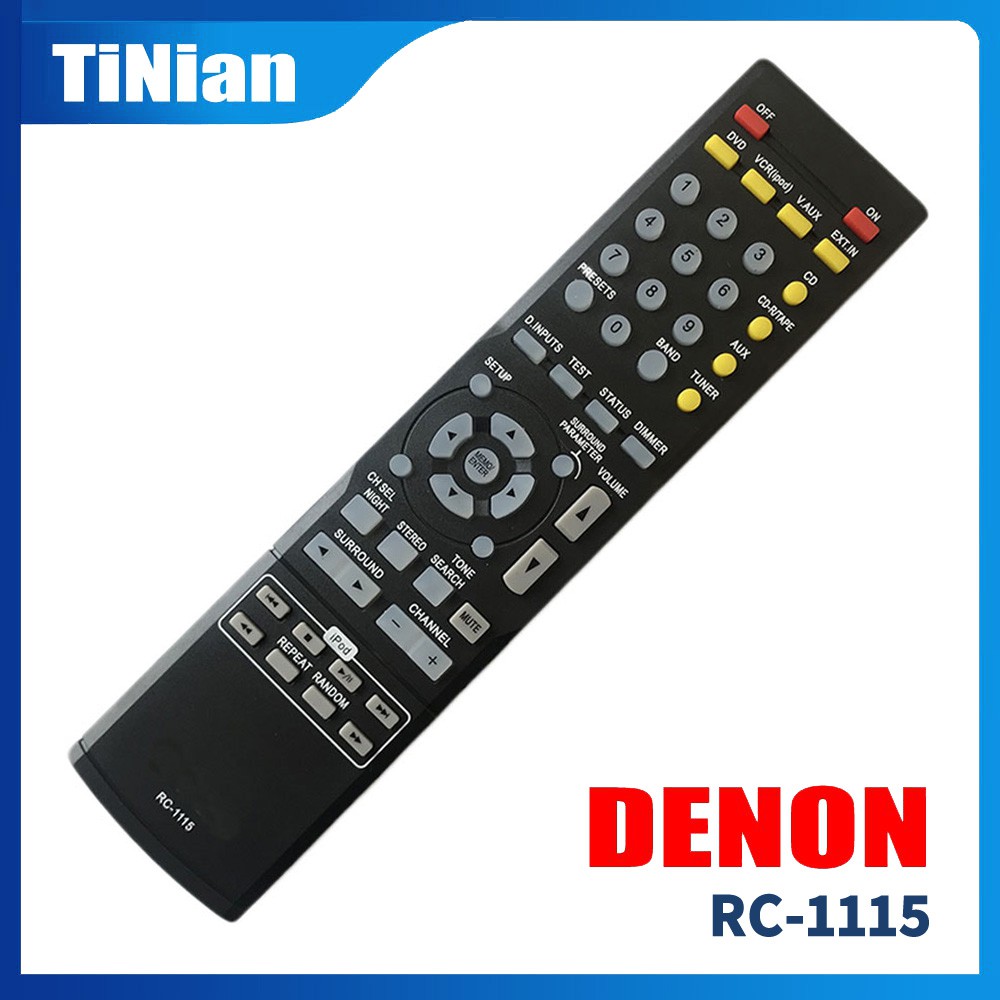 รีโมตคอนโทรล RC-1115 สําหรับ Denon AVR-1610 AVR-3801 AVR-3802 AVR-3803 AVR-3804 AVR-3805 AVR-3806 AV