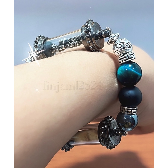 สร้อยข้อมือท้าวเวส คู่ นกสาริกา [ผ่านพิธีแล้ว][ตะกรุดกันน้ำ]  เสริมการเงิน การงาน โชคลาภ ค้าขาย