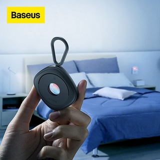 Baseus เครื่องตรวจจับกล้อง สําหรับการตรวจจับเลนส์ Pinhole แบบพกพาที่ซ่อนอยู่ อุปกรณ์ป้องกันการแอบมอง การป้องกันความปลอดภัย