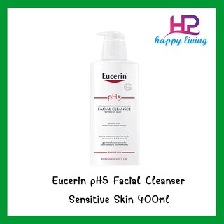 Eucerin pH5 Sensitive Skin Facial Cleanser 400 ml Exp.2024 ยูเซอรีน เจลล้างหน้า