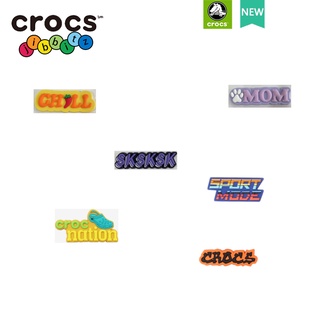 Crocs jibbitz หัวเข็มขัดตกแต่งรองเท้า CROCS Letter Series