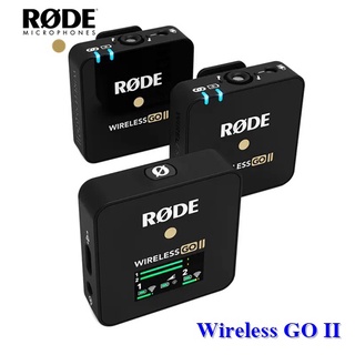 Rode Wireless GO II Compact Wireless Microphone 2.4 GHz ไไมโครโฟนไร้สายหนีบปกเสื้อ บันทึกเสียงในตัว