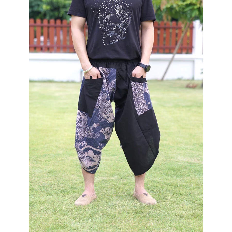 Samurai pants กางเกงซามูไร (กรมปลาดอกบัว)