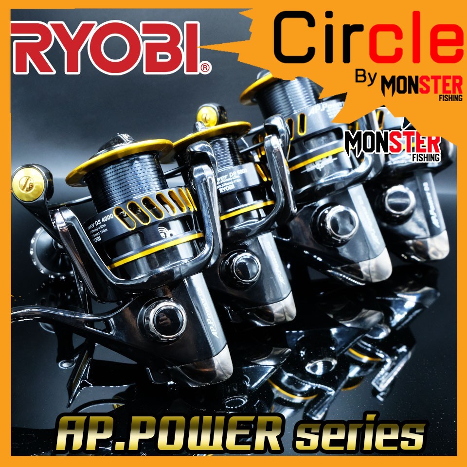 รอกสปินนิ่งเรียวบิ RYOBI AP.POWER DS Series 4000,5000,6000,8000 ( BLACK GOLD)