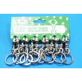 พวงกุญแจก้ามปู no:004 (12ชิ้น),  Hook keychains no:004 (12 pieces)
