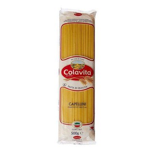 Colavita Capelline Pasta 500g  โคลาวิต้าคาเปลลีนพาสต้า 500 กรัม