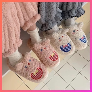 ส่งฟรี💕สลิปเปอร์น่ารัก💕รองเท้าใส่ในบ้านขนนุ่มๆ💕รองเท้าสลิปเปอร์พร้อมส่ง1-2วัน T170