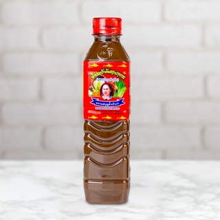 น้ำปลาร้าต้มสุกปรุงรส สูตรส้มตำปรุงสำเร็จ ตราแม่บุญล้ำ 400 มล. Fermented Fish Sauce