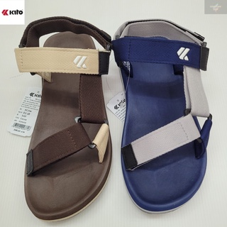 Kito Flow TwoTone รองเท้ารัดส้น รุ่น AC27 สีกรม/สีโกโก้ Size 36-43