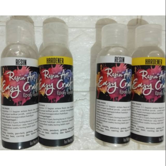 EASY CRAFT EPOXY RESIN 100:100 | ซุปเปอร์เคลียร์เรซิ่น ไร้กลิ่น แห้งเร็ว