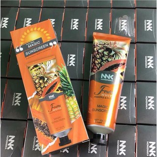 Nongnaka Fruity White Magic Sunscreen กันแดดน้องนะคะฟรุ๊ตตี้ไวท์ 100 มล. (1 ชิ้น)