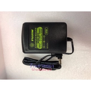 FUJIWอะแดปเตอร์9V. 800mA สำหรับเอฟเฟคกีตาร์ มีฟังชั่นกระแสร์เรียบ(AC Adaptor DC)กล่องสีเขียว